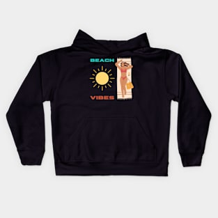 Beach please Kids Hoodie